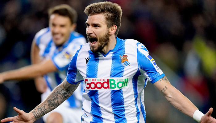 betstars Real Sociedad vs Osasuna Copa del Rey 02 Real Sociedad vs Osasuna, Real Sociedad, Cristian Portu